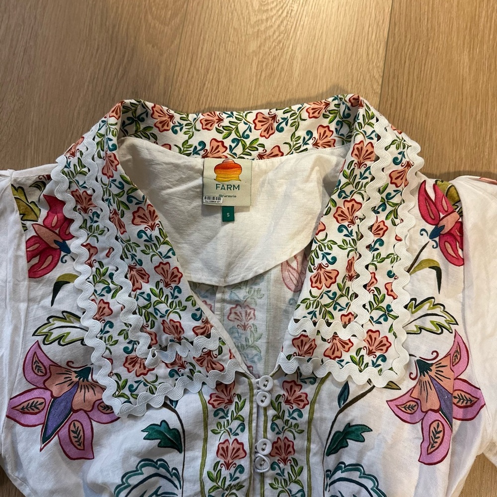 Farm Rio Floral Insects Romper - Picture 6 of 7